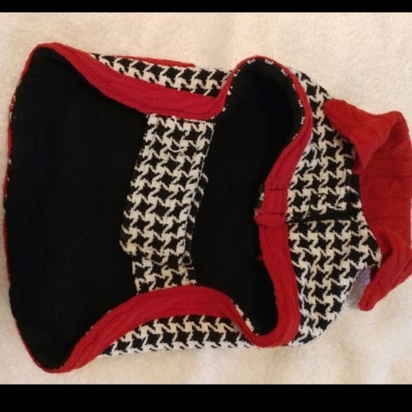 WARM HOUNDS TOOTH SMALL PET JACKET COAT - Picture 2 of 3
